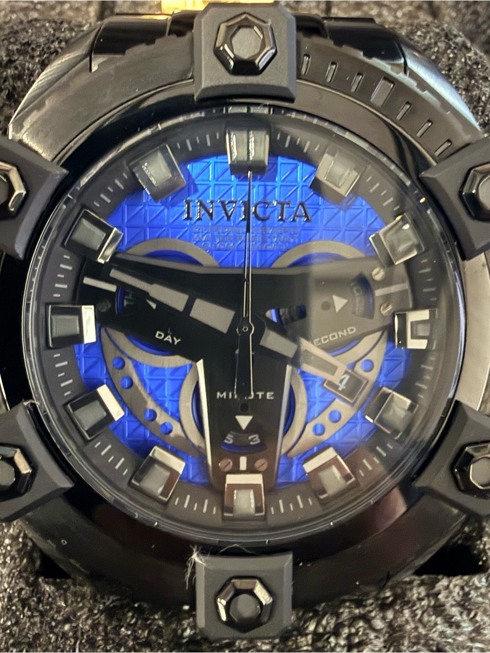 Invicta Coalition Forces 27076 Black Blue Swiss Quartz NEW BATTERY